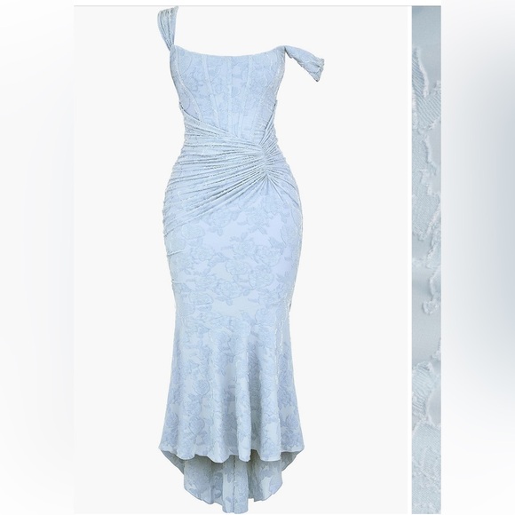 House of CB Dresses & Skirts - HOUSE OF CB
Cesca Floral Ruched
High-Low Corset Dress